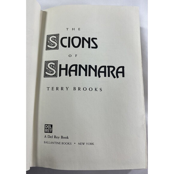 The Scions of Shannara by Terry Brooks 1990 Hardcover First Edition - Picture 7 of 9